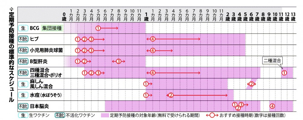 子育てニュース 子どもの予防接種忘れずに 帯広市すこやかネット