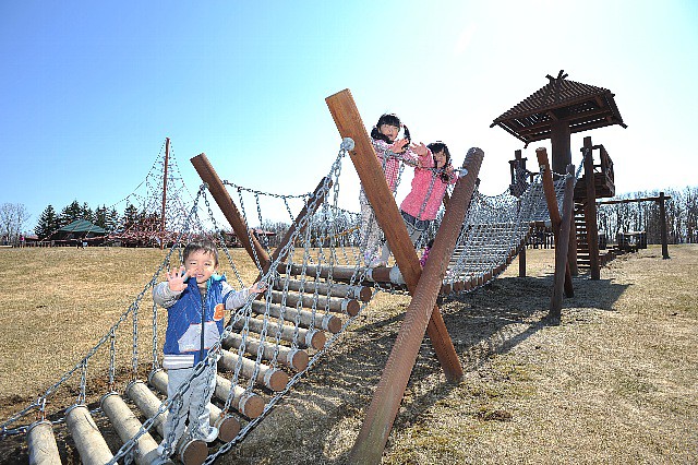 お出かけ とことん遊ぼう 遊具 アスレチックの楽しい十勝の公園 帯広市すこやかネット